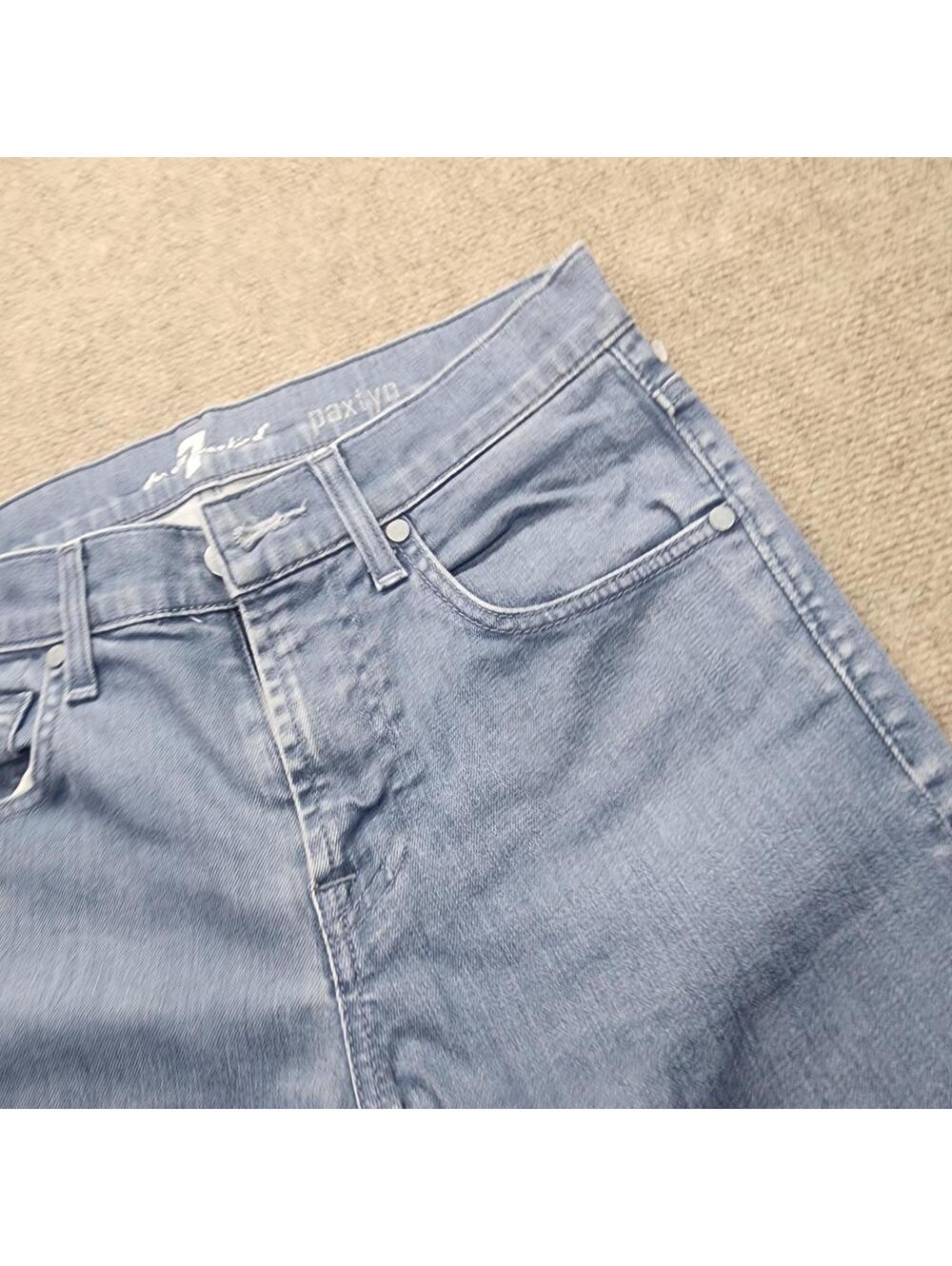 EUC 7 For All Mankind Paxtyn Men’s Gray Slim Skinny Jeans Size 29 - Picture 5 of 7